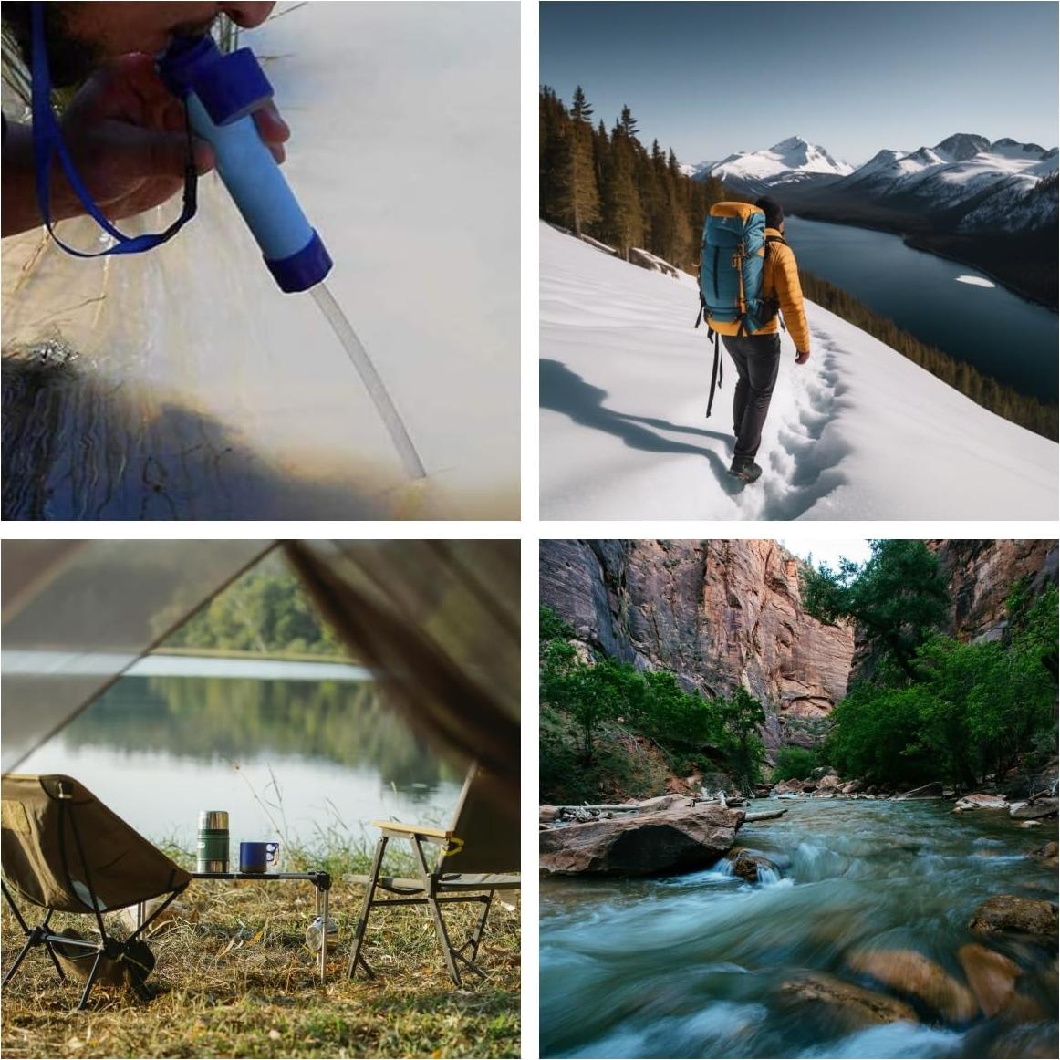 Filtro de Agua Portátil Fieldhills - Purificación 0.01 micrones