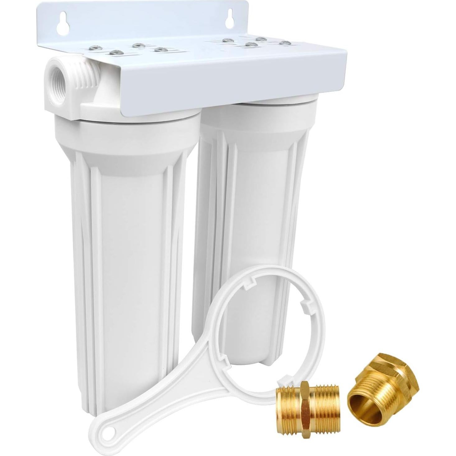 Sistema de Filtro de Agua Doble OKBA WF001 para RV y Barcos