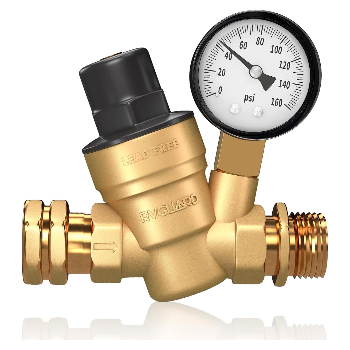 Regulador de Presión de Agua RVGUARD Ajustable 0.65 kg
