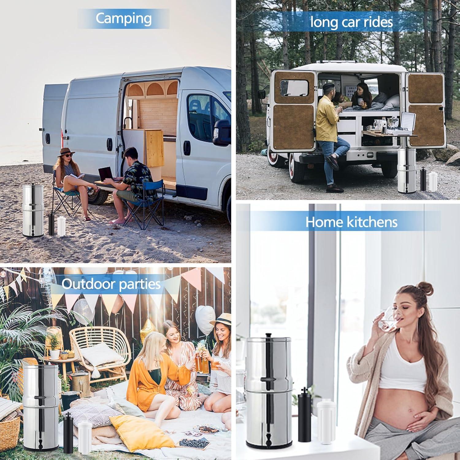 Filtro de Agua Berkey BB9-2 Reemplazo 2 Unidades 3000L