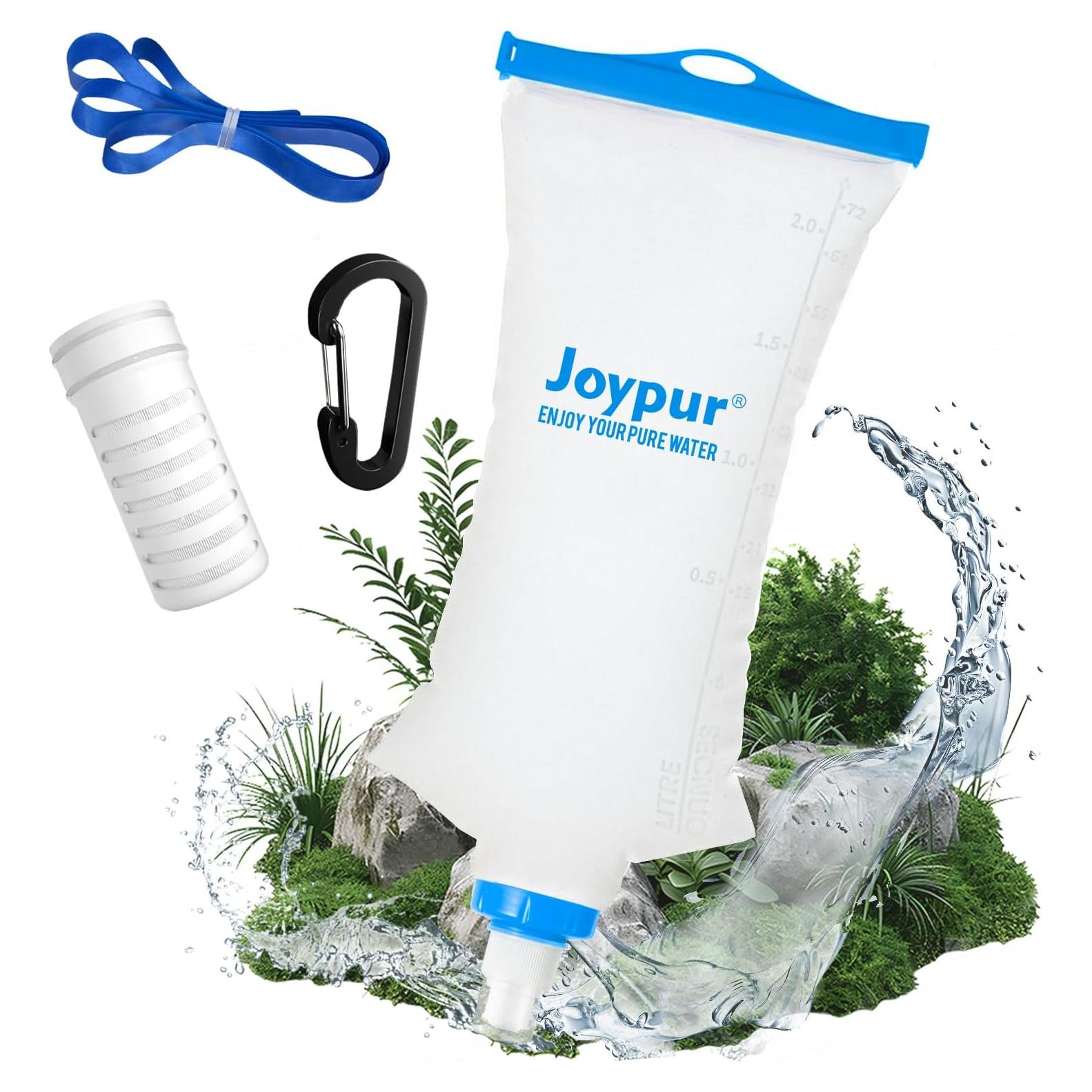 Botella de Filtro de Agua Plegable Joypur 650ml/1000ml/2L