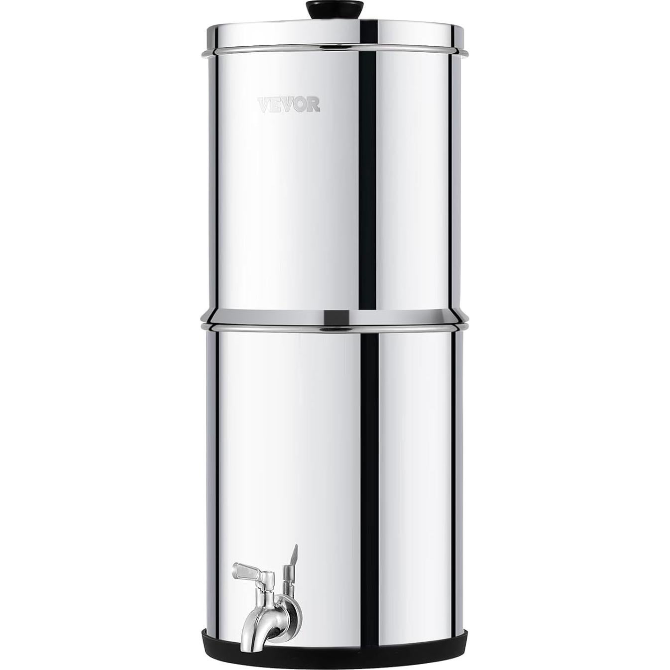 Filtro de Agua por Gravedad VEVOR 8.5L Acero Inoxidable