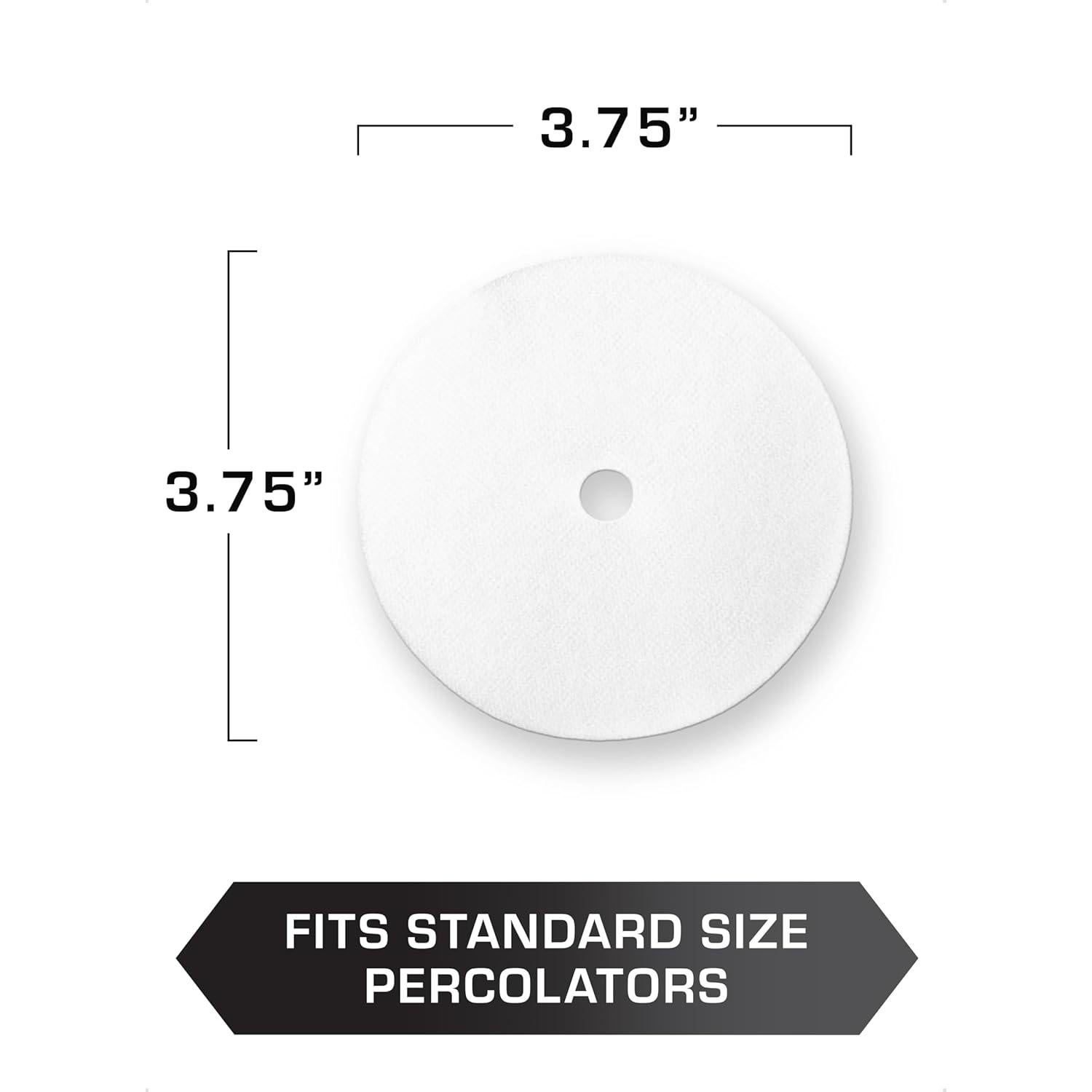 Filtros de café COLETTI Bozeman - Disco Sintético 9.53 cm - 100 Unidades