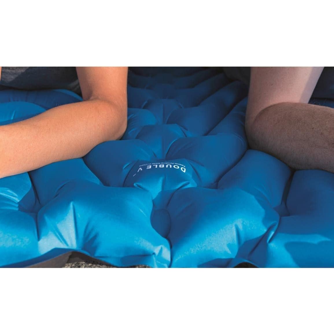 Colchón Inflable Klymit Doble V 188x119 cm Ligero para Camping