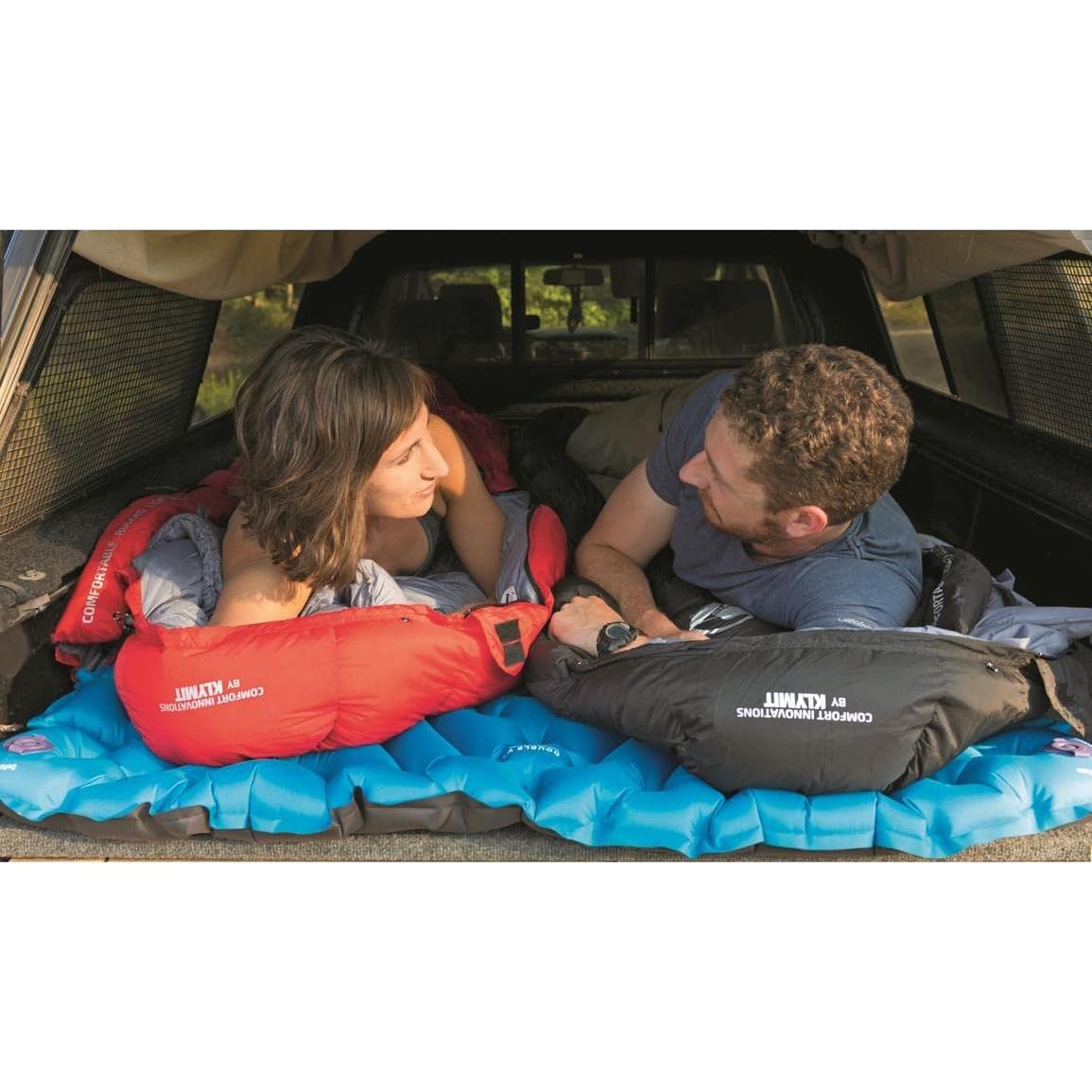Colchón Inflable Klymit Doble V 188x119 cm Ligero para Camping