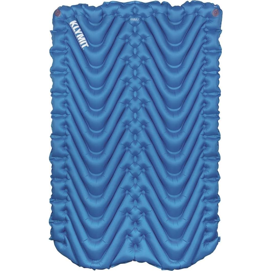 Colchón Inflable Klymit Doble V 188x119 cm Ligero para Camping