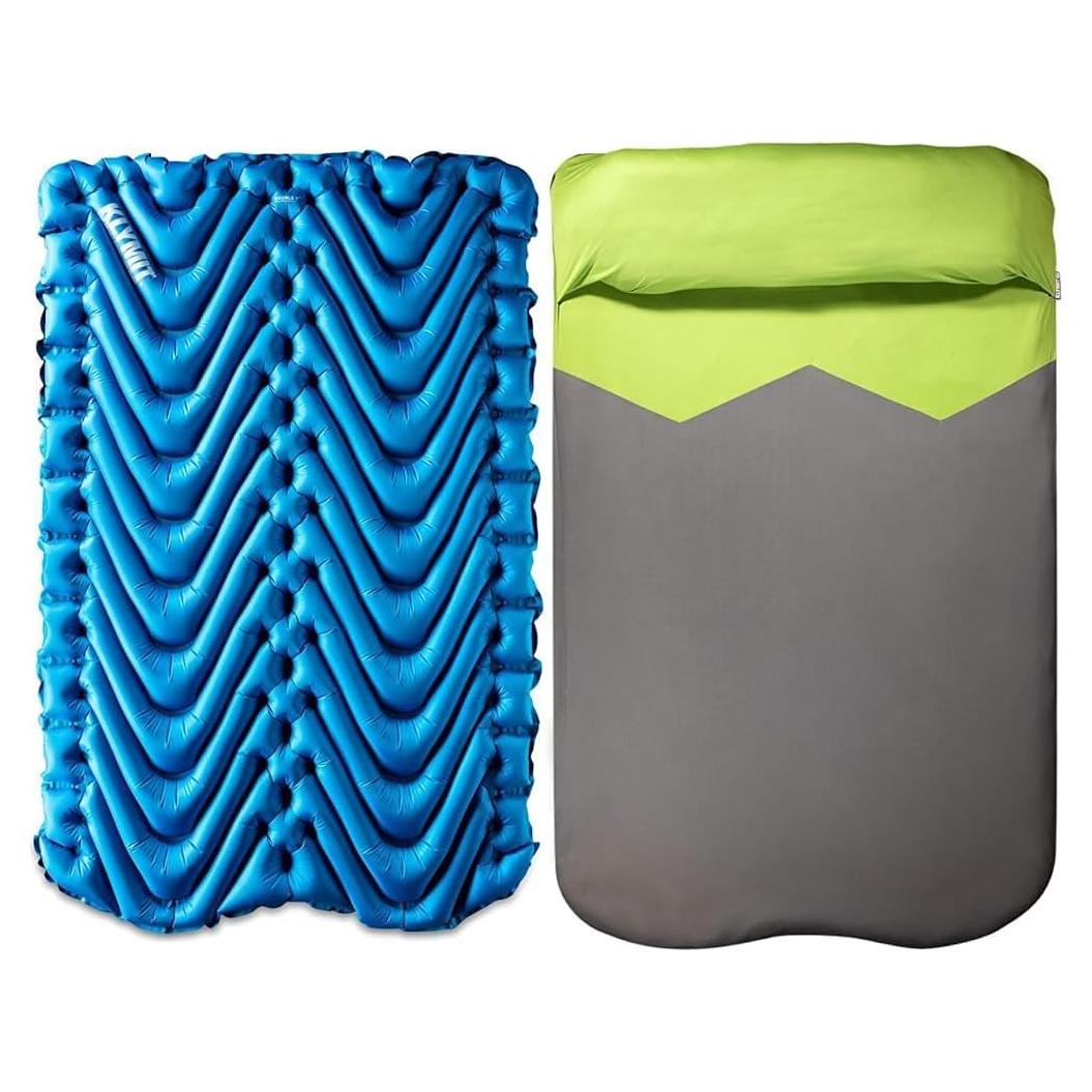 Almohadilla Aislada Doble V Klymit 188x119x7.6 cm para Acampar