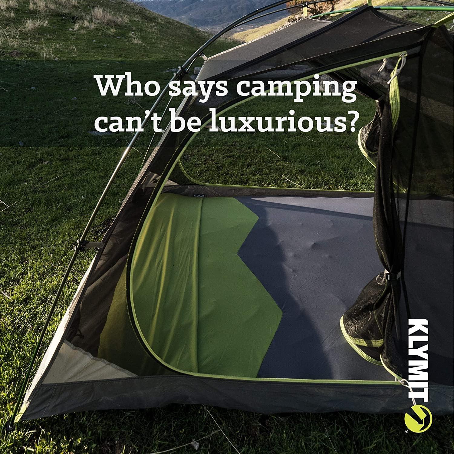 Almohadilla Aislada Doble V Klymit 188x119x7.6 cm para Acampar