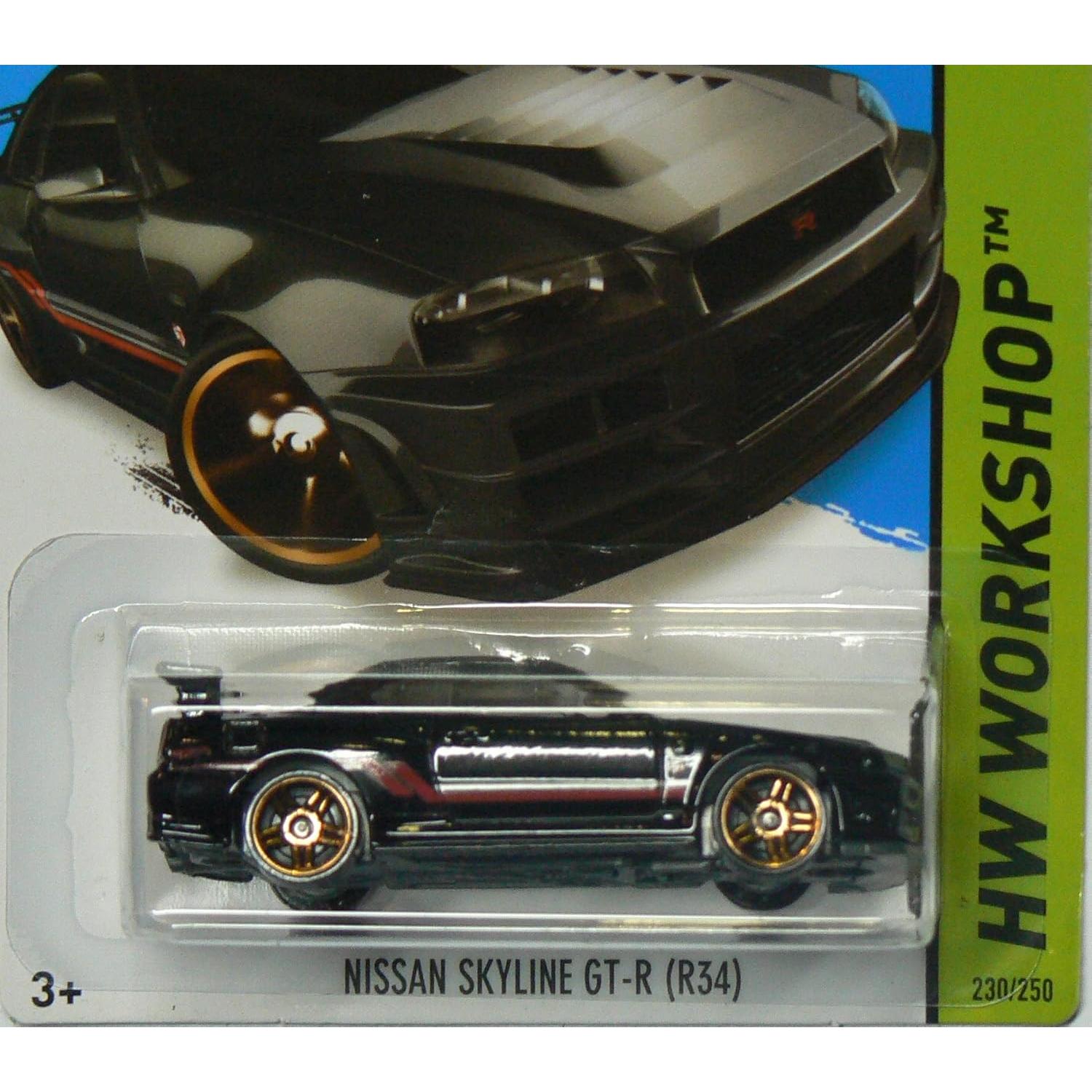 Hot Wheels Nissan Skyline GT-R R34 1:64 Coleccionable