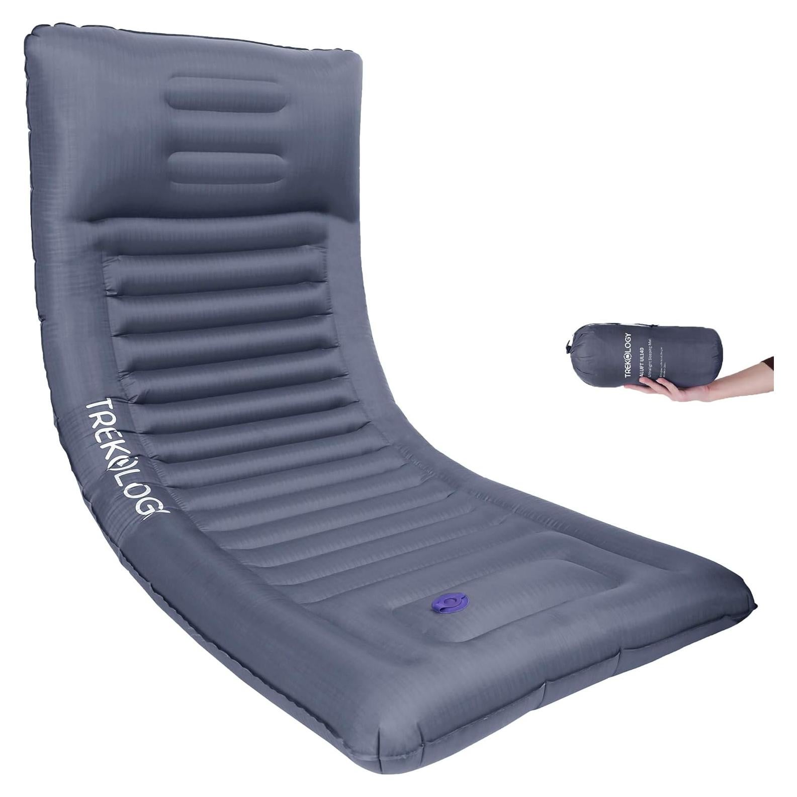 Colchoneta Inflable TREKOLOGY UL140 para Camping 135 kg