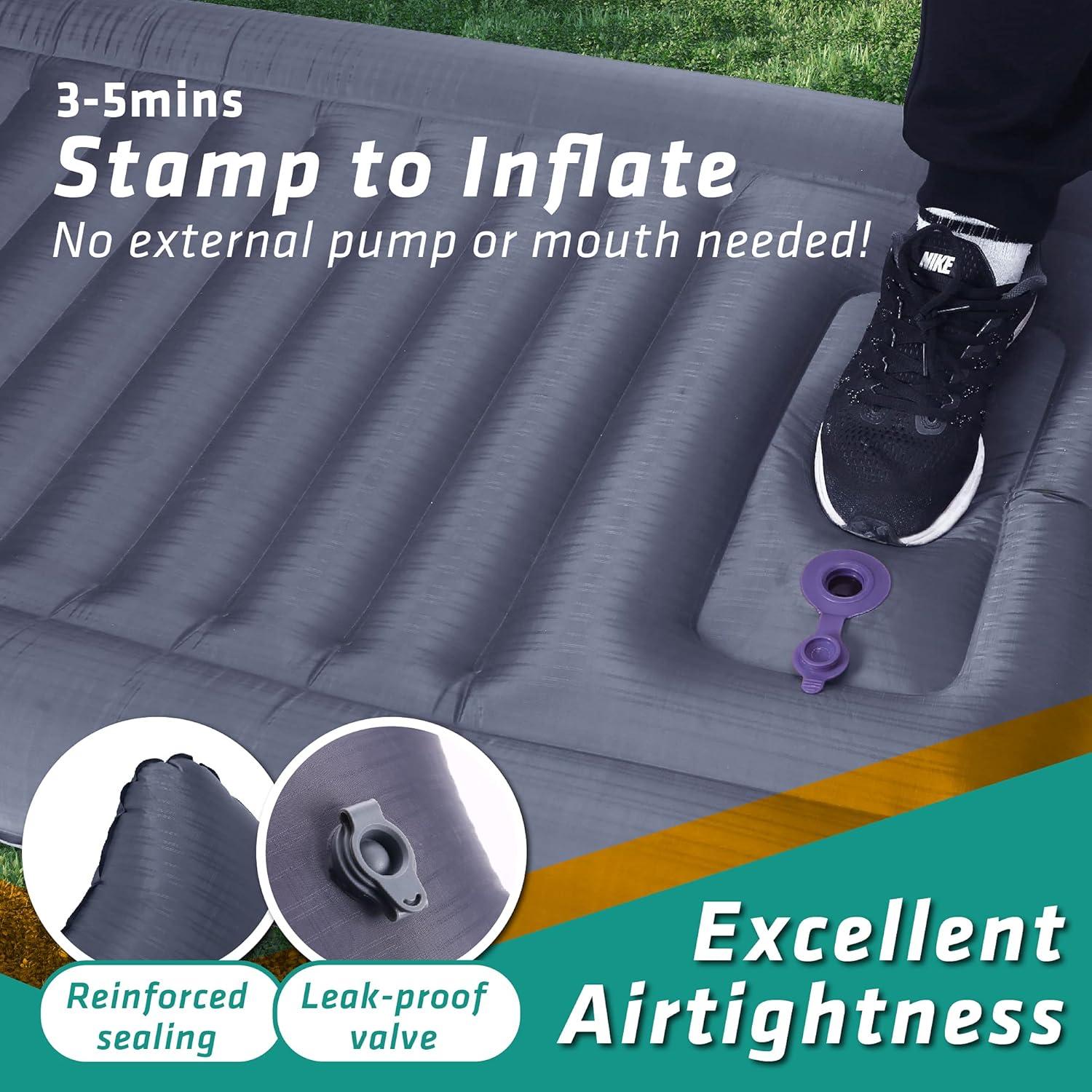 Colchoneta Inflable TREKOLOGY UL140 para Camping 135 kg