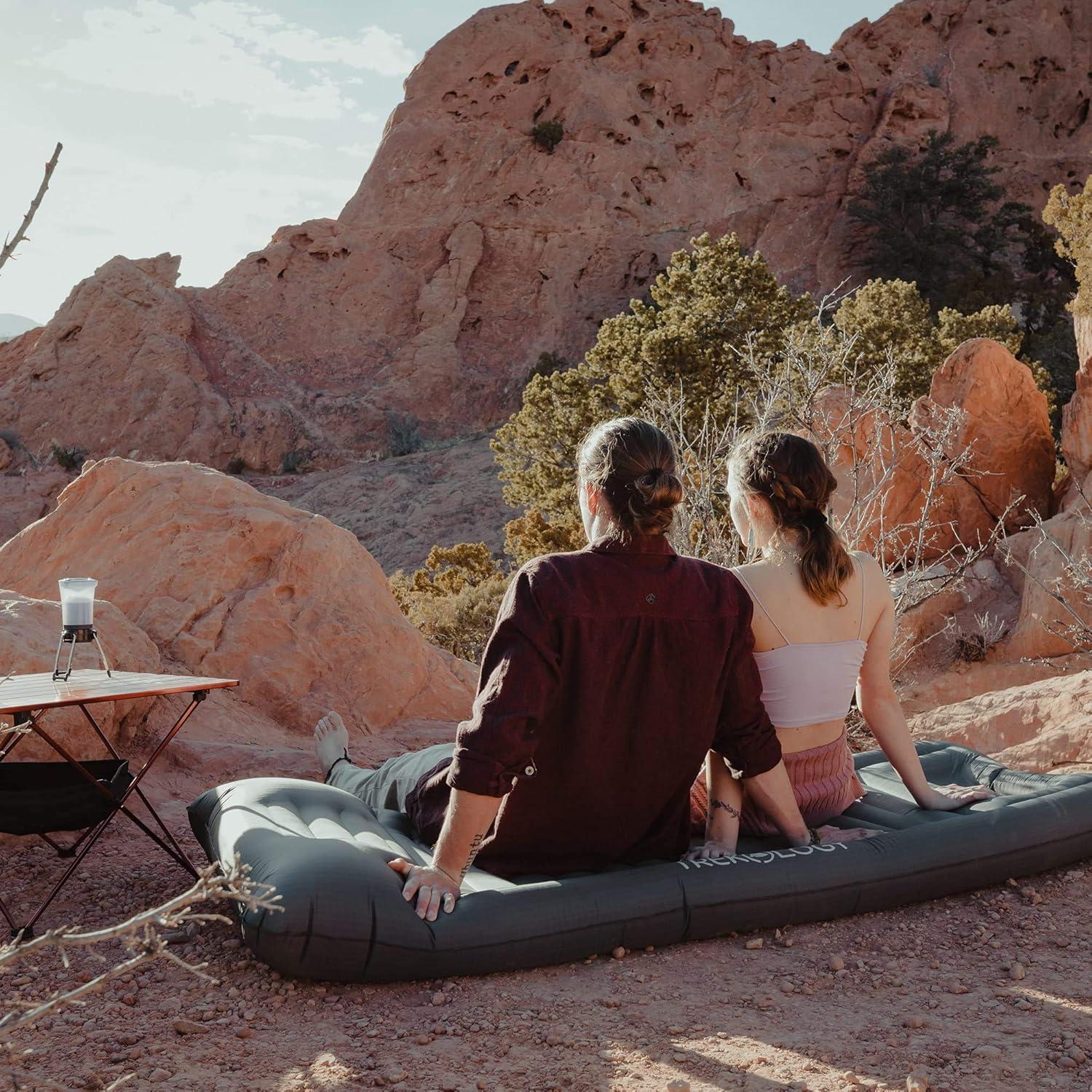 Colchoneta Inflable TREKOLOGY UL140 para Camping 135 kg