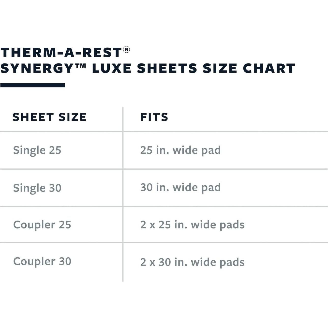 Acoplador de Colchón Therm-a-Rest Synergy Luxe 195x127 cm