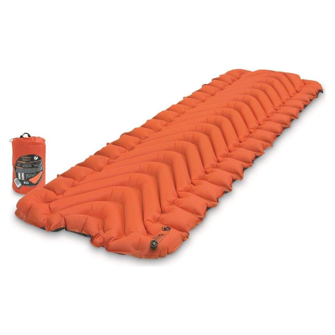 Almohadilla Inflable Klymit Static V Aislada 182.88x58.42cm Naranja