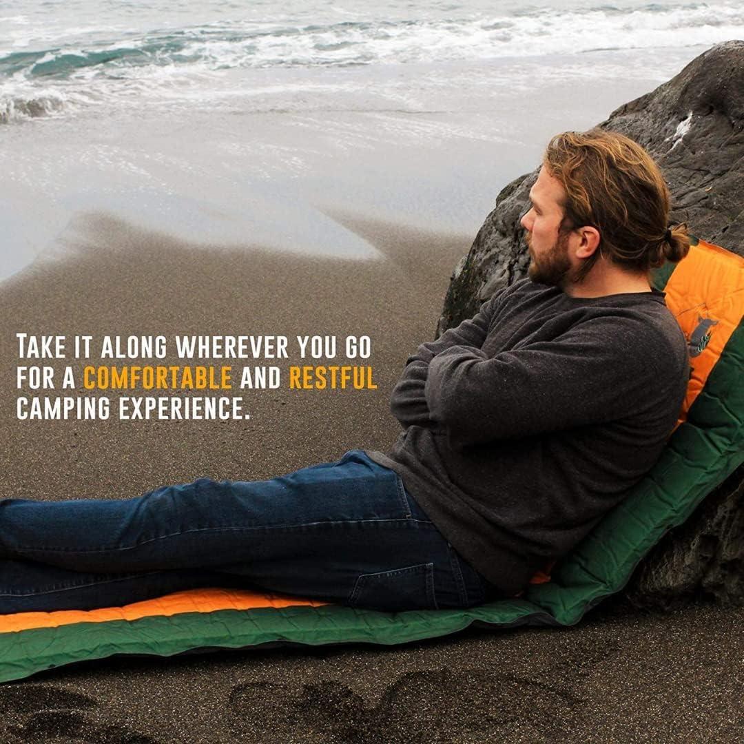 Colchoneta de Camping Autoinflable Ryno Tuff 190.5x63.5 cm