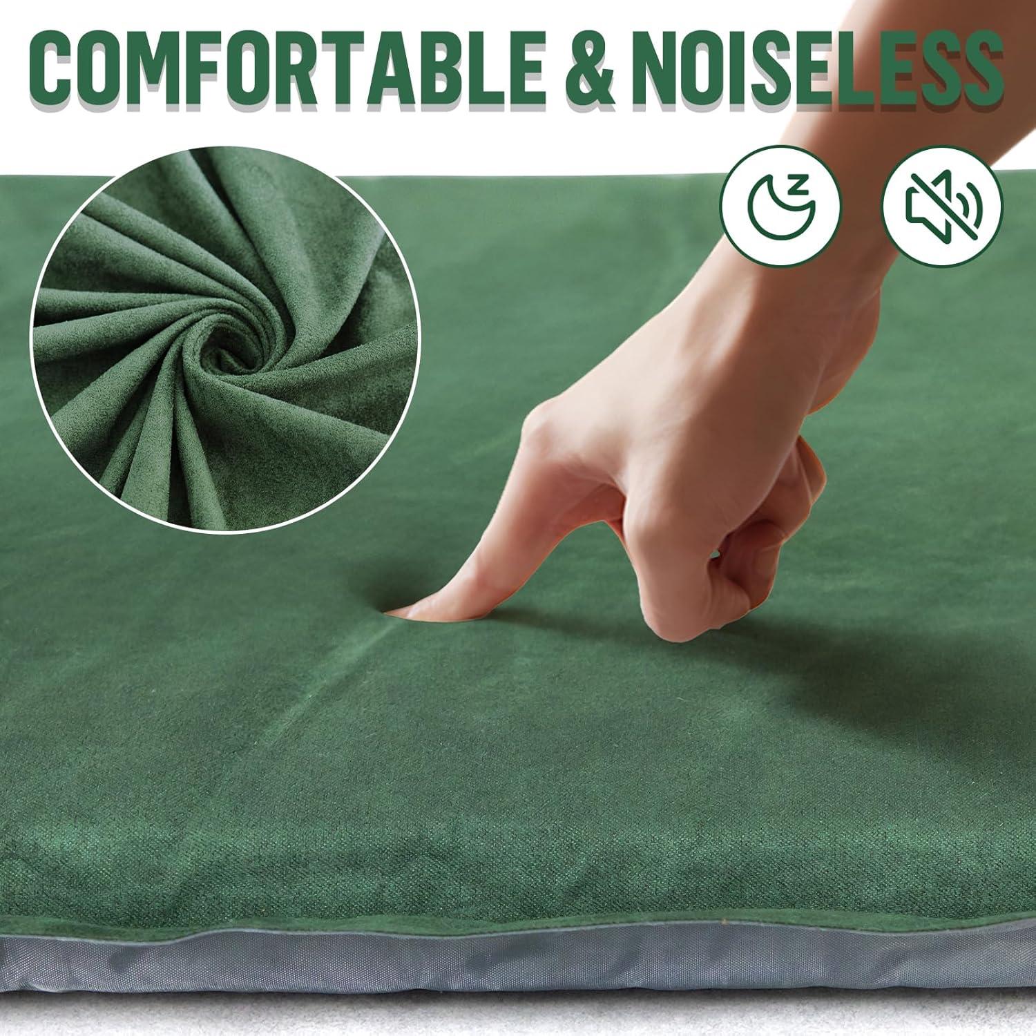 Night Cat Self-Inflating Sleeping Pad: Camping Mattress Single Memory Foam for Hiking - Comfortable Camping Mat Air for Outdoor