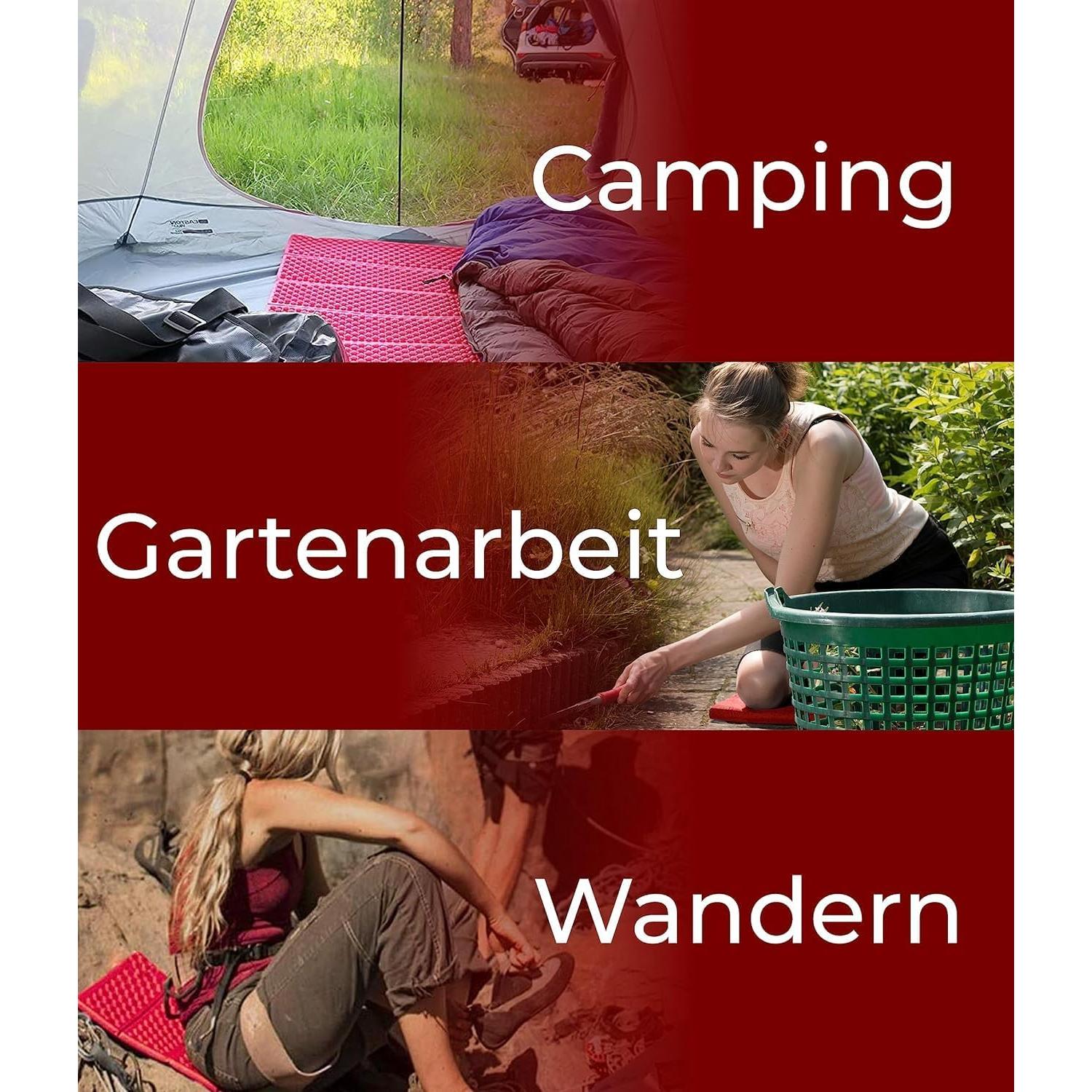 Almohadilla Plegable Portátil GANPUB Naranja Impermeable 29x10cm