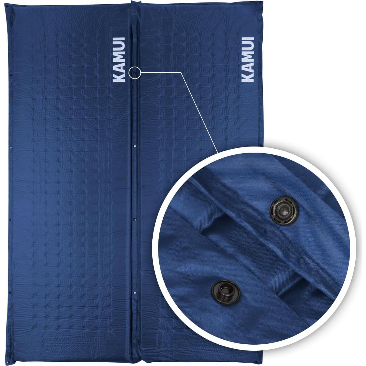 Almohadilla de Dormir Autoinflable KAMUI 5 cm Azul Camping