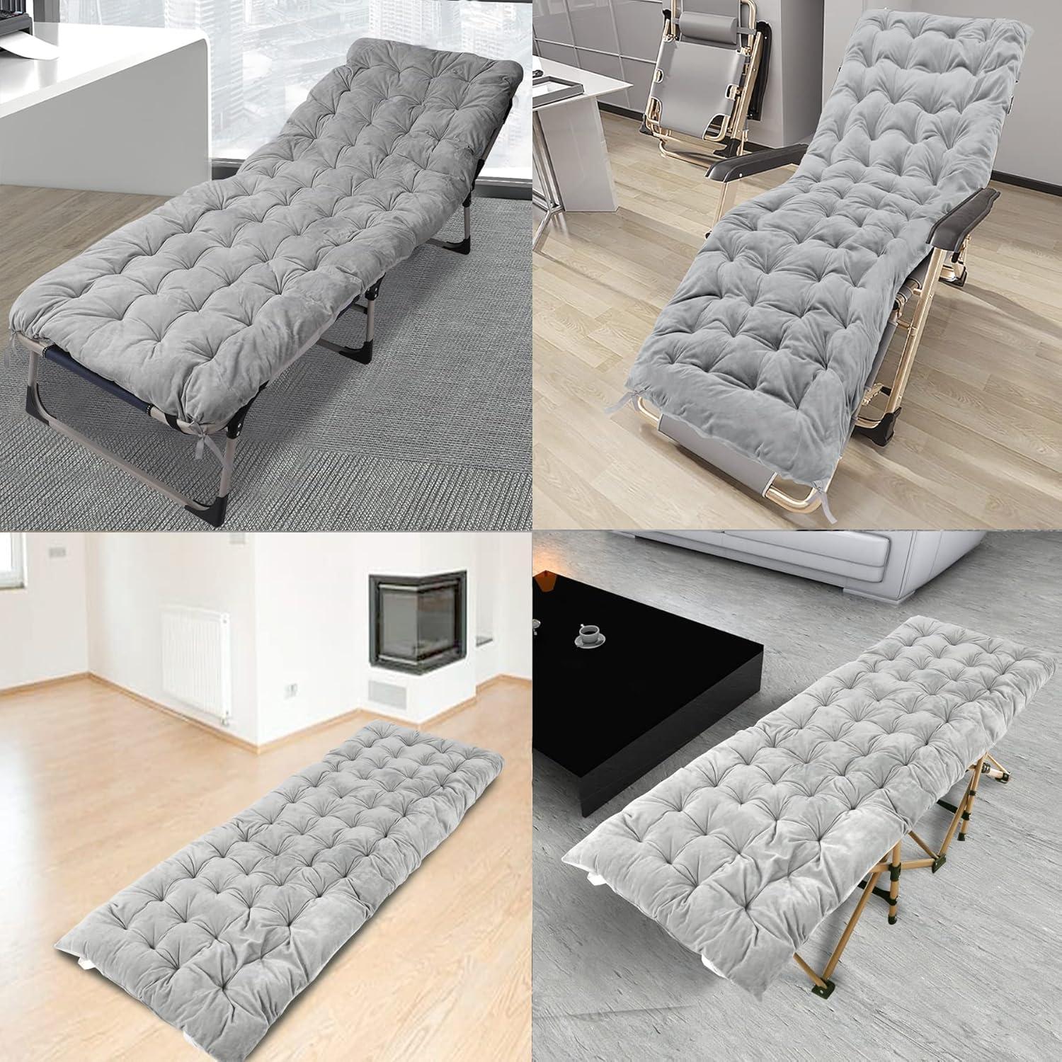 Almohadilla de Cama Plegable REDCAMP 190.5x76.2cm Terciopelo