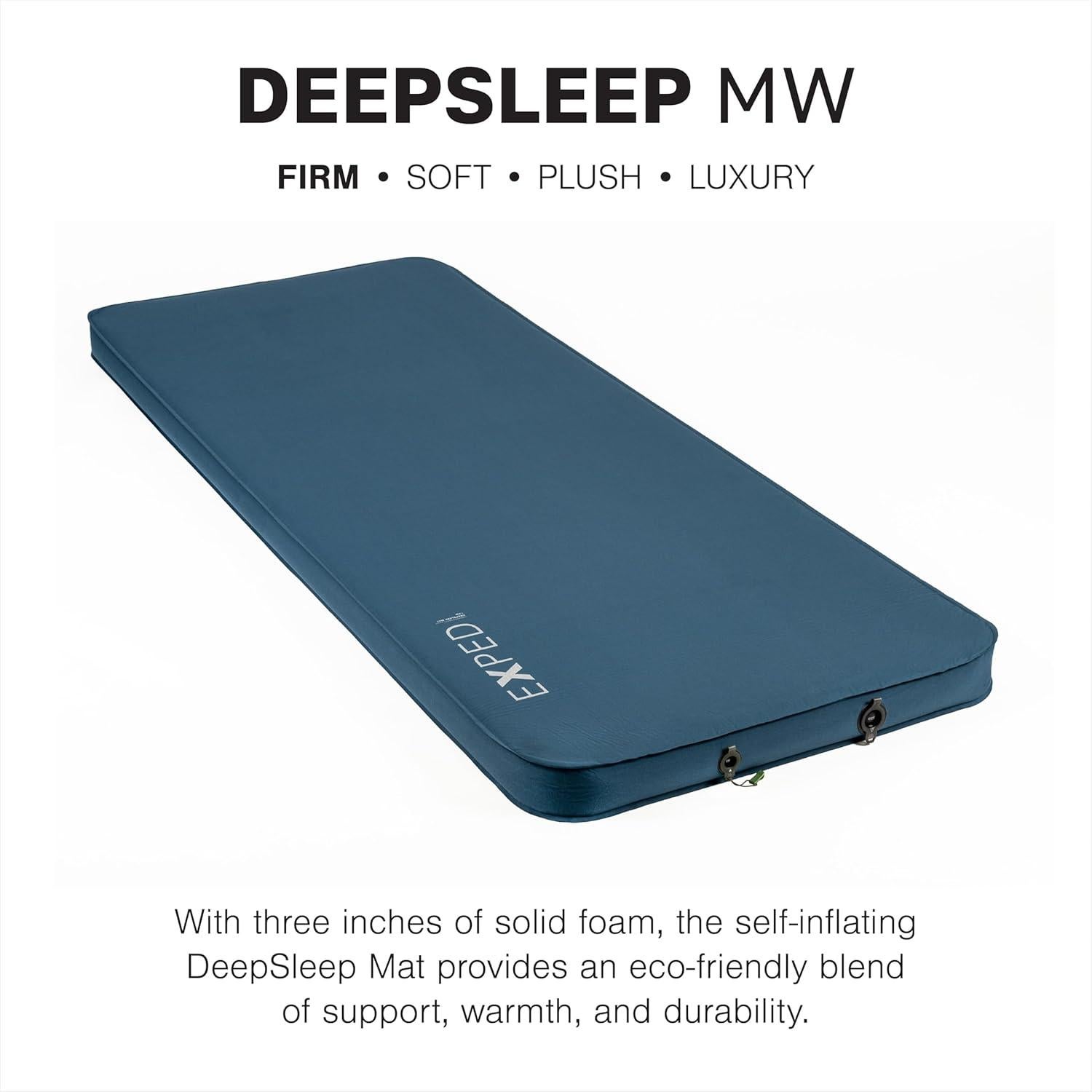 Colchón de auto inflado Exped DeepSleep Mediano 182.88x65.02cm