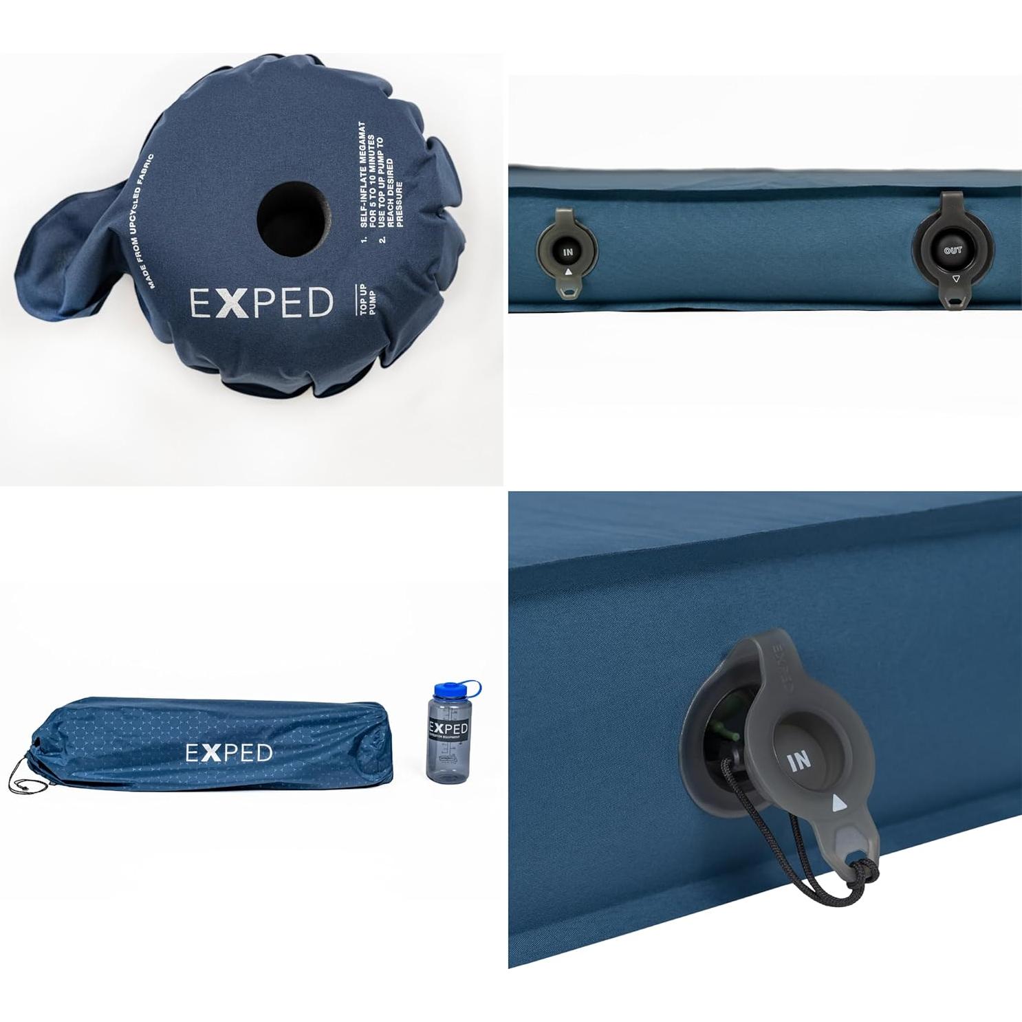 Colchón de auto inflado Exped DeepSleep Mediano 182.88x65.02cm