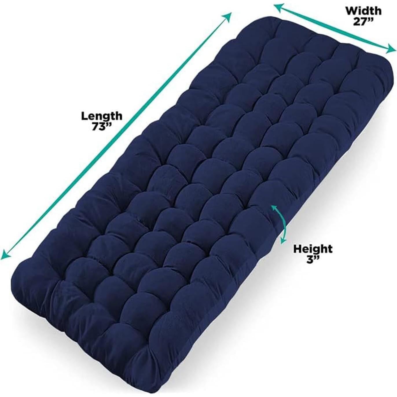 Colchón de Camping Zona Tech Plegable Impermeable 185x69cm
