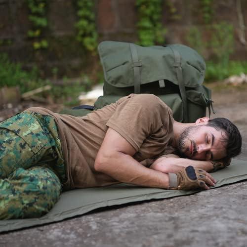 Colchón de Camping Autoinflable Akmax.cn Verde Oliva 172.72x55.88cm