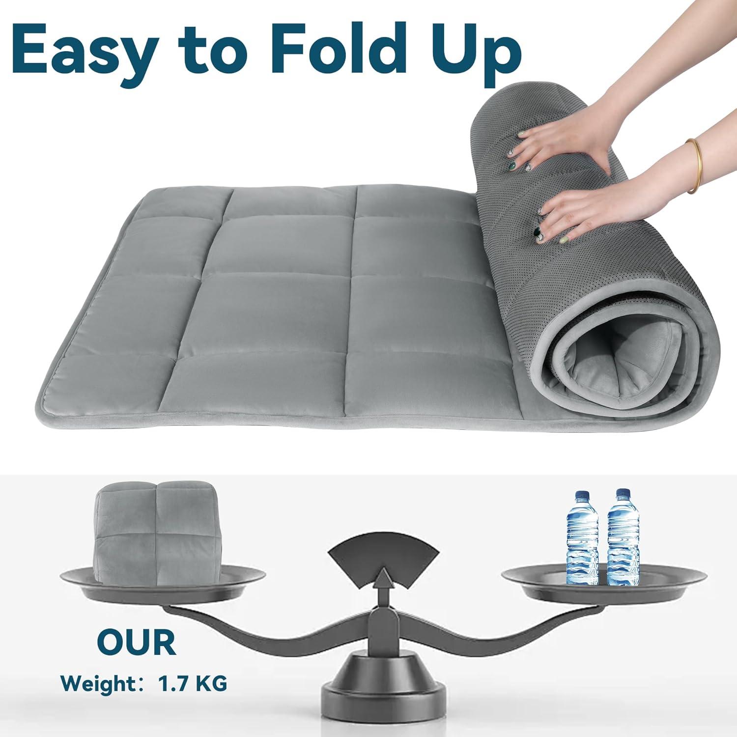 Almohadilla para Dormir HOMBYS Camping 190.5x76.2cm Gris Claro