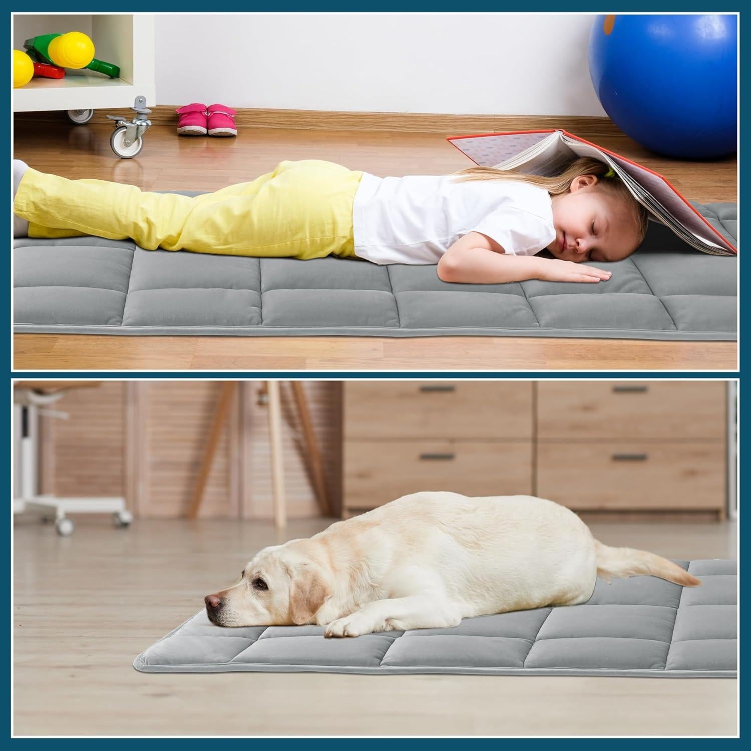 Almohadilla para Dormir HOMBYS Camping 190.5x76.2cm Gris Claro