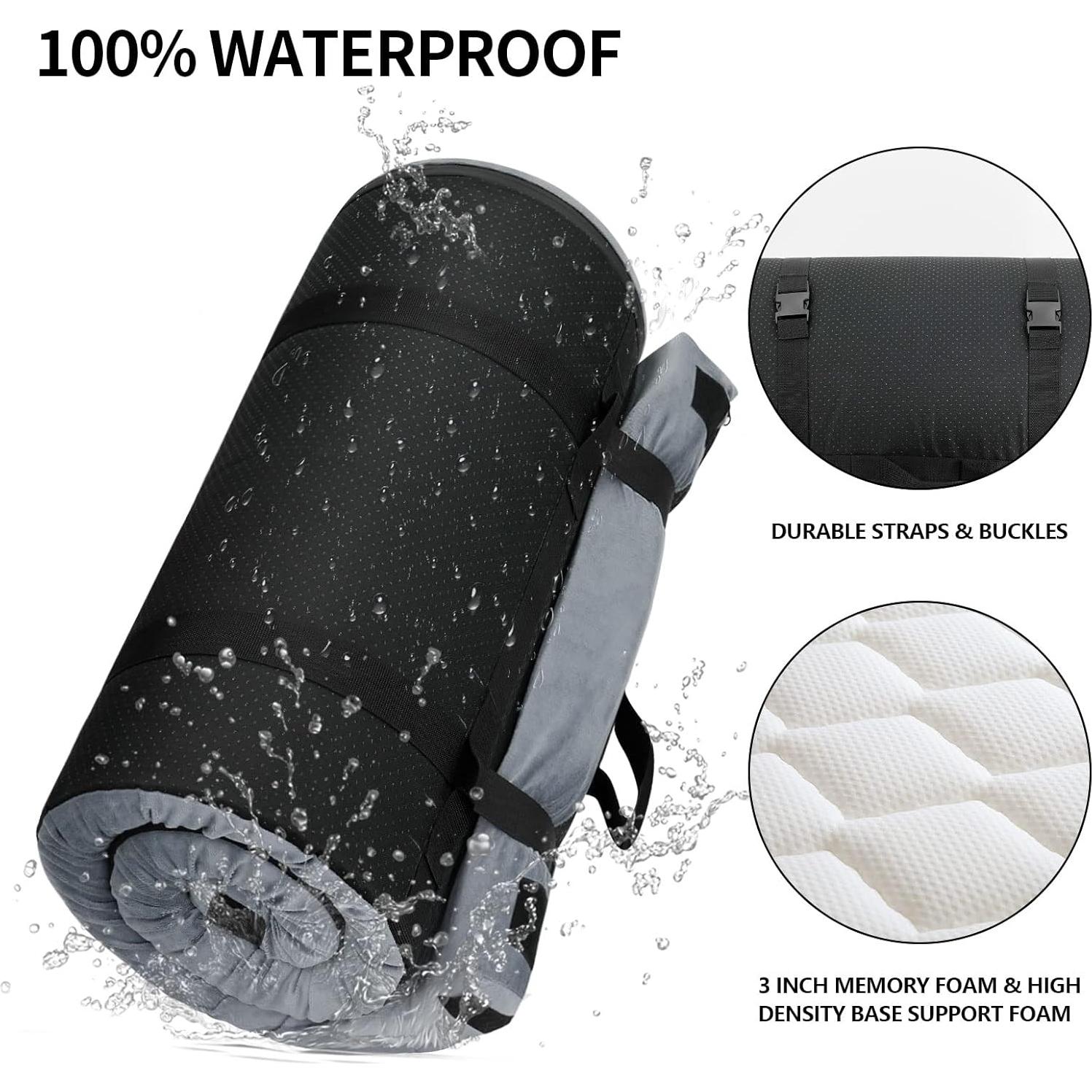 Colchón de Camping TONAHUTU 183x61 cm Espuma de Memoria