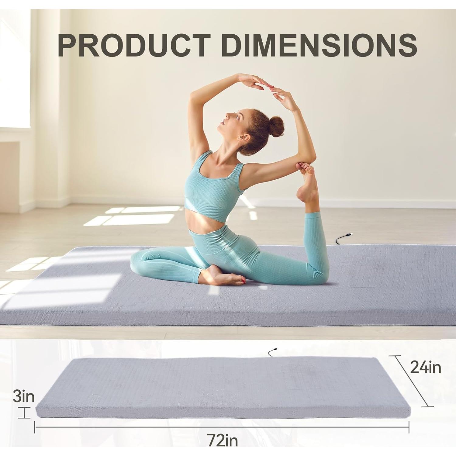 Colchón de Camping Calentado Meulbaty 182.88x60.96 cm