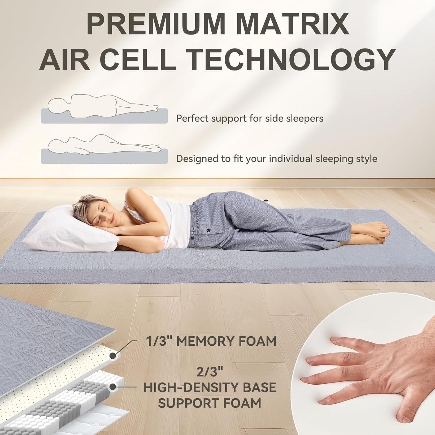 Colchón de Camping Calentado Meulbaty 182.88x60.96 cm