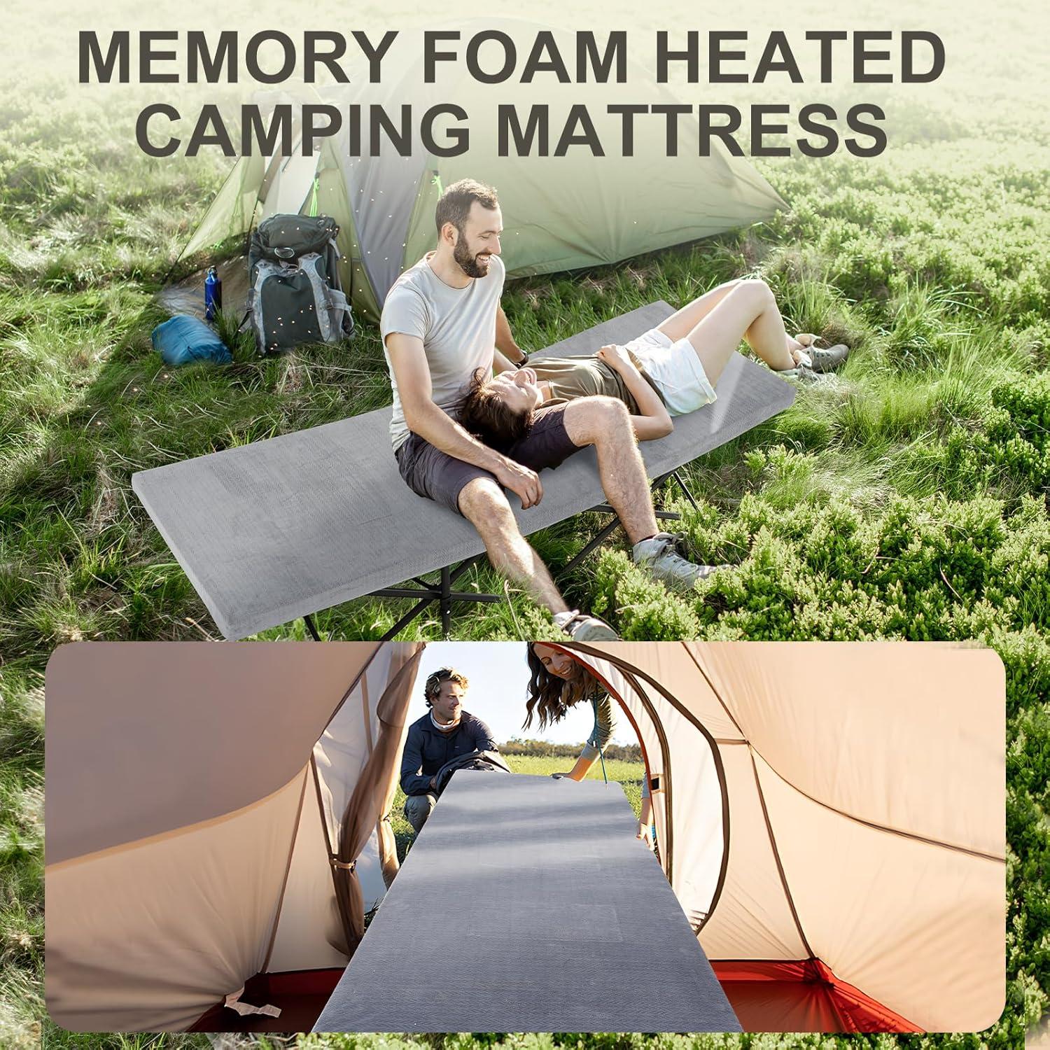 Colchón de Camping Calentado Meulbaty 182.88x60.96 cm