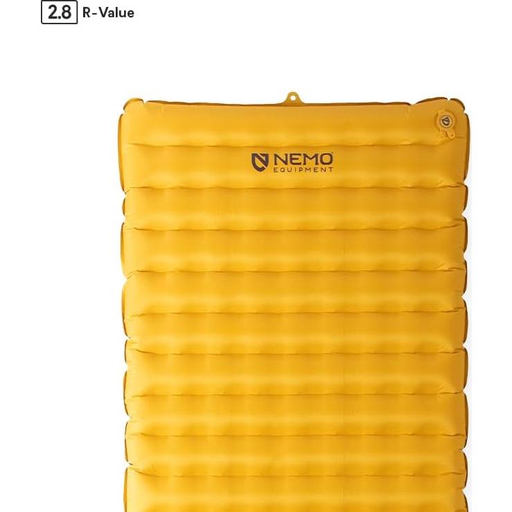 Nemo Equipment Tensor Trail Ultralight Insulated Sleeping Pad - Long Wide (76"x25") - Mango/Huckleberry