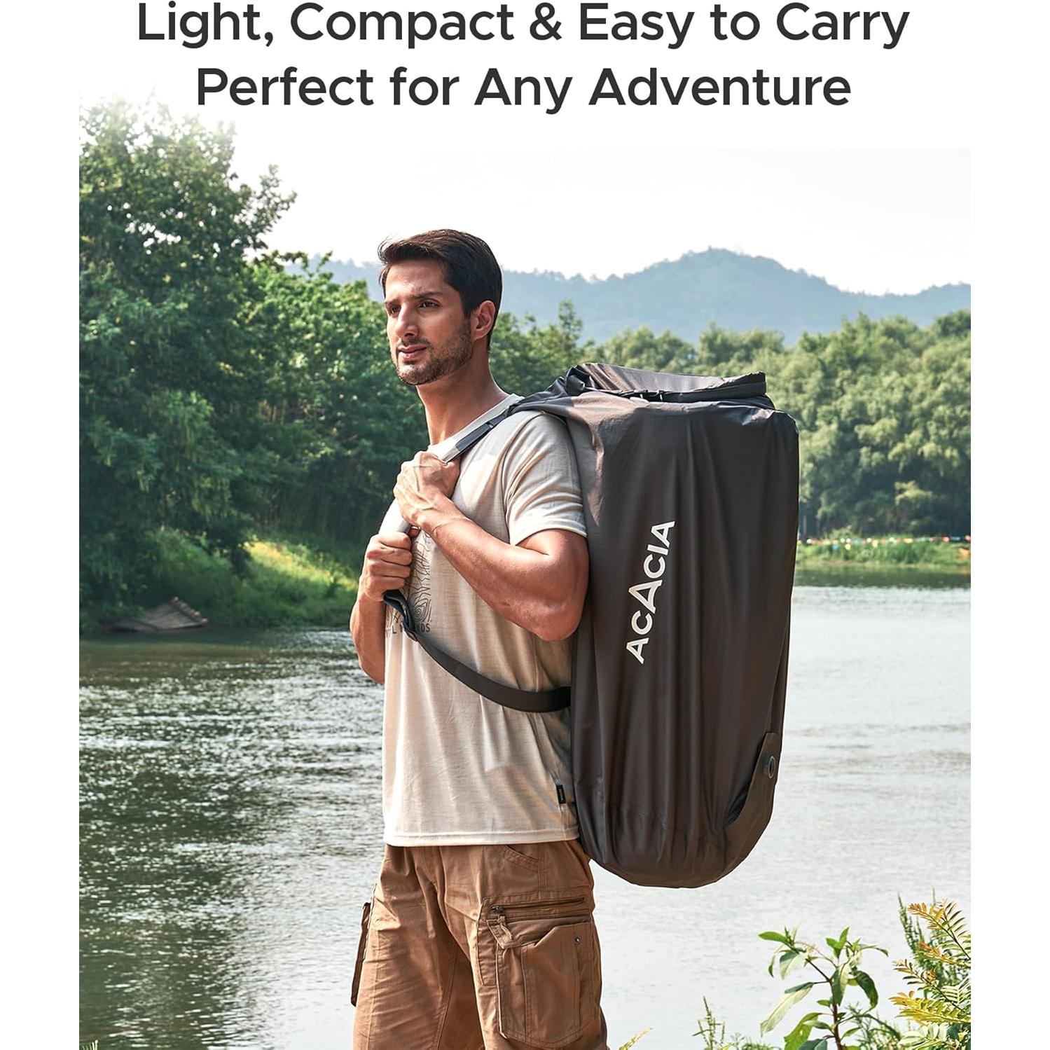 Almohadilla de Dormir Autoinflable ACACIA TW52BU1 Azul 4.3 cm