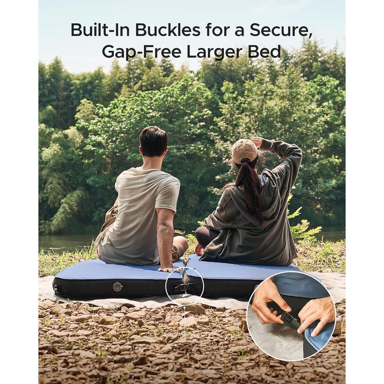 Almohadilla de Dormir Autoinflable ACACIA TW52BU1 Azul 4.3 cm