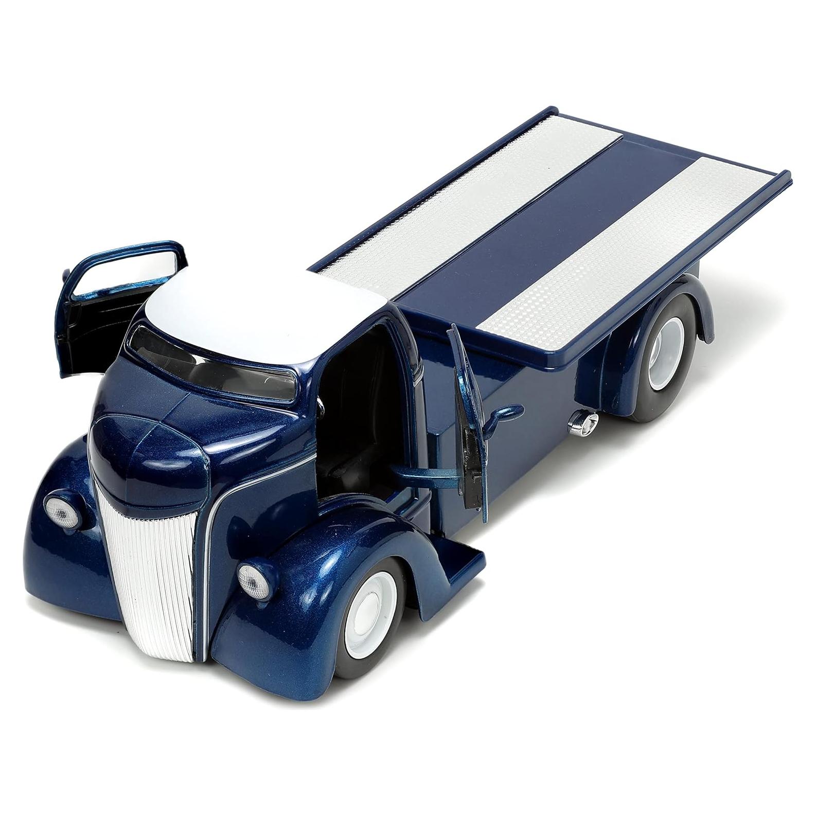 Camión Die-cast Jada Toys 1947 Ford COE Azul 22.86 cm