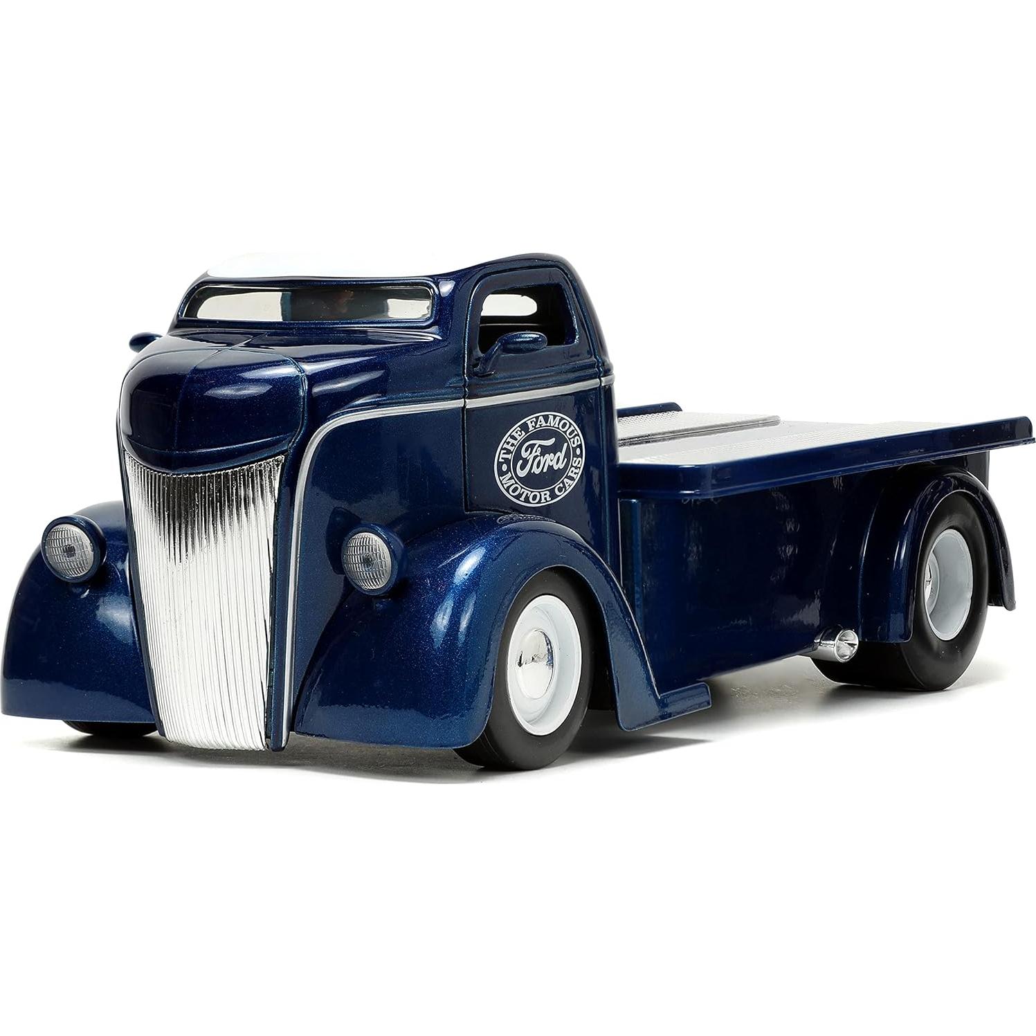 Camión Die-cast Jada Toys 1947 Ford COE Azul 22.86 cm