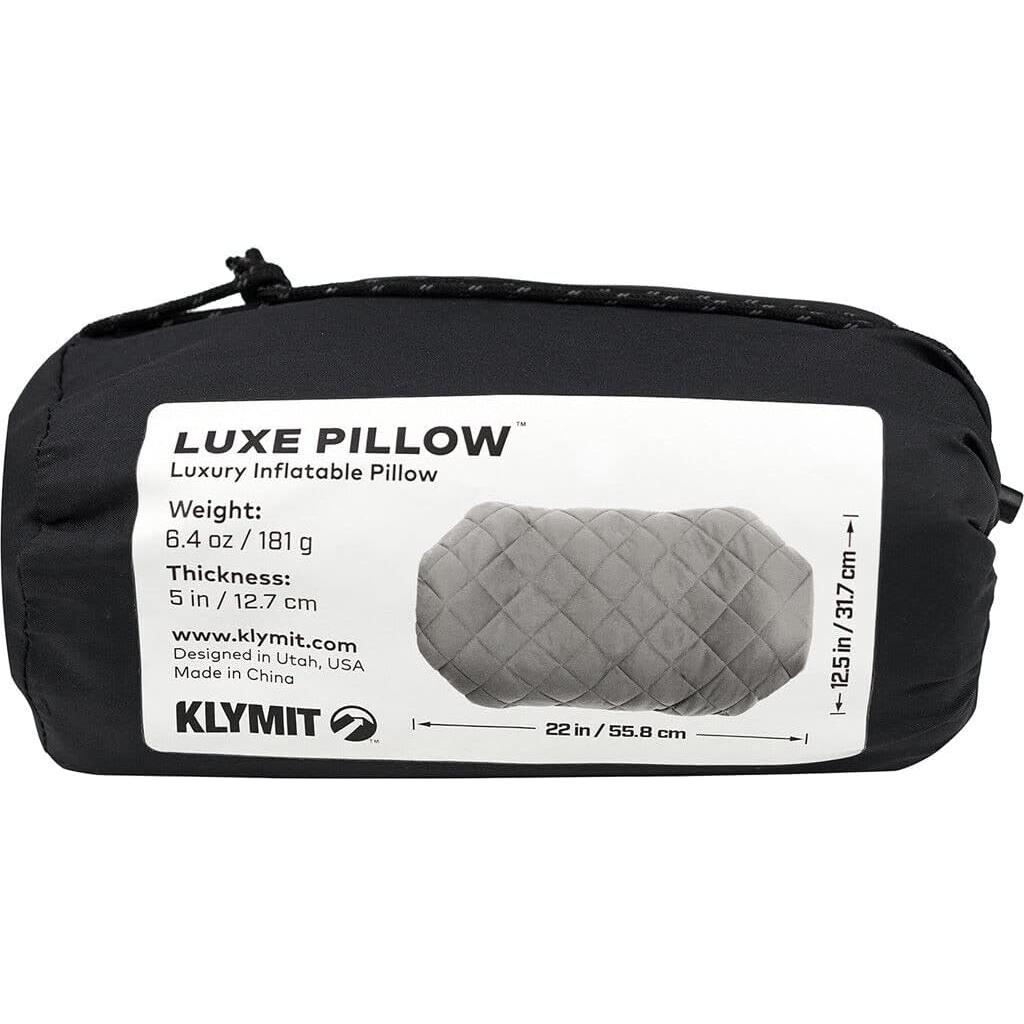 Klymit Almohada de Viaje + Colchón Inflable Estático V Aislado