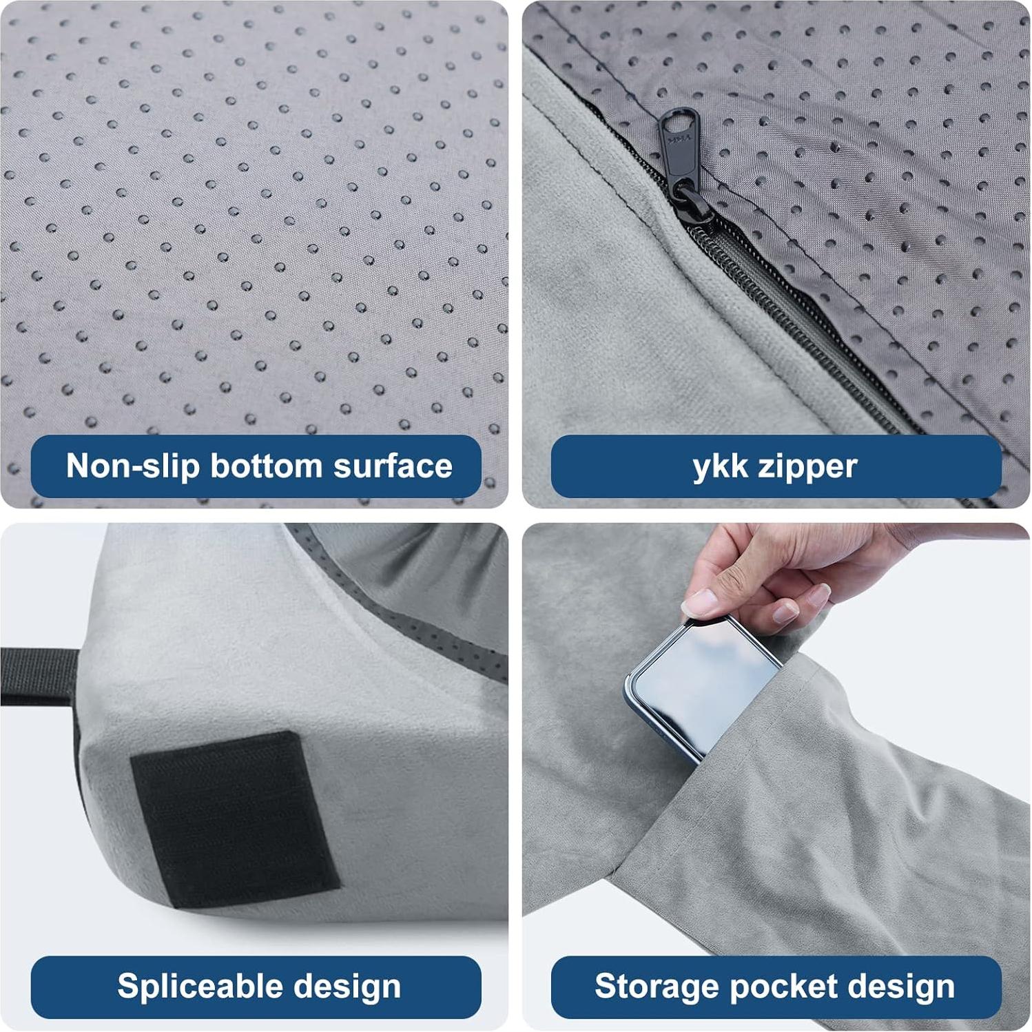 Funda de Colchón de Espuma de Memoria KingChii 191x76 cm