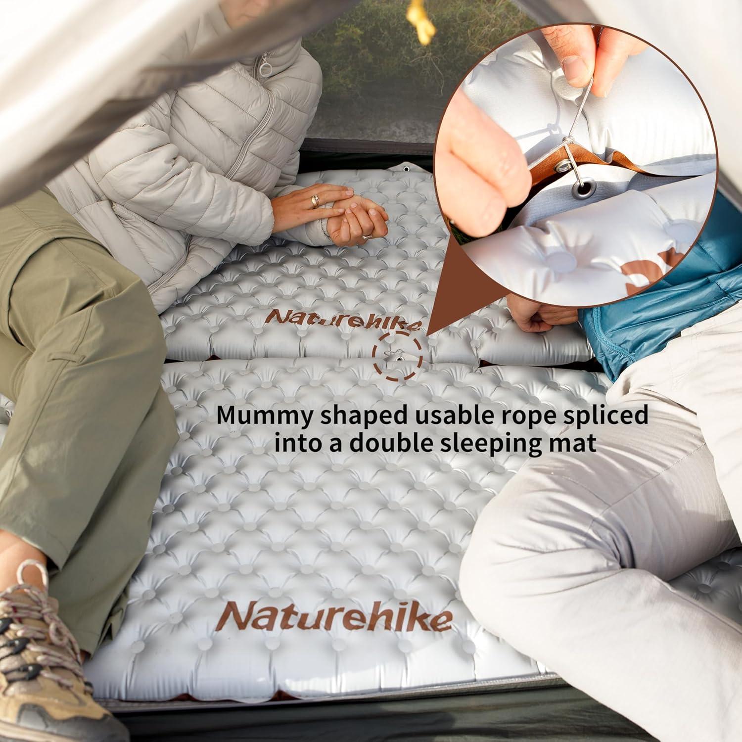 Colchón Inflable Ultraligero Naturehike R5.8 8.1cm Camping