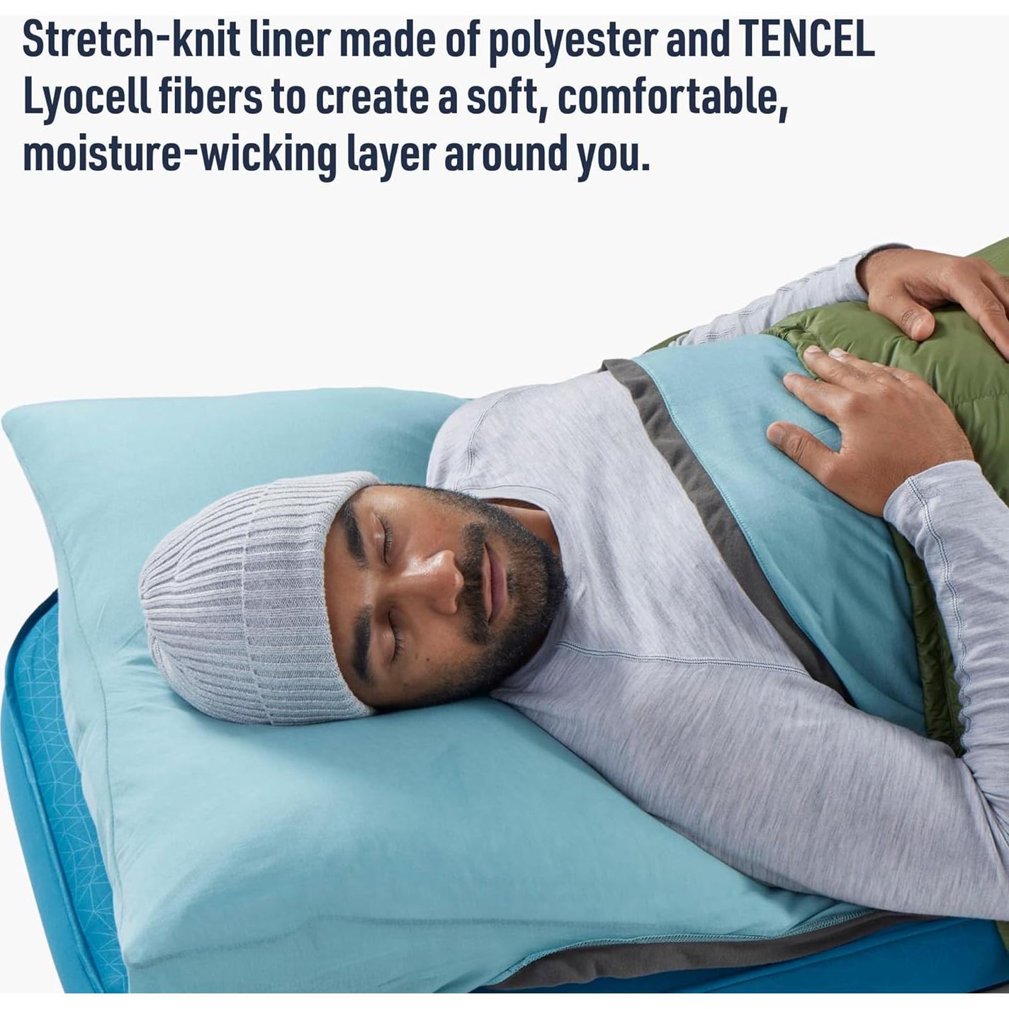 Forro de Saco de Dormir Rectangular Sea to Summit Comfort Blend