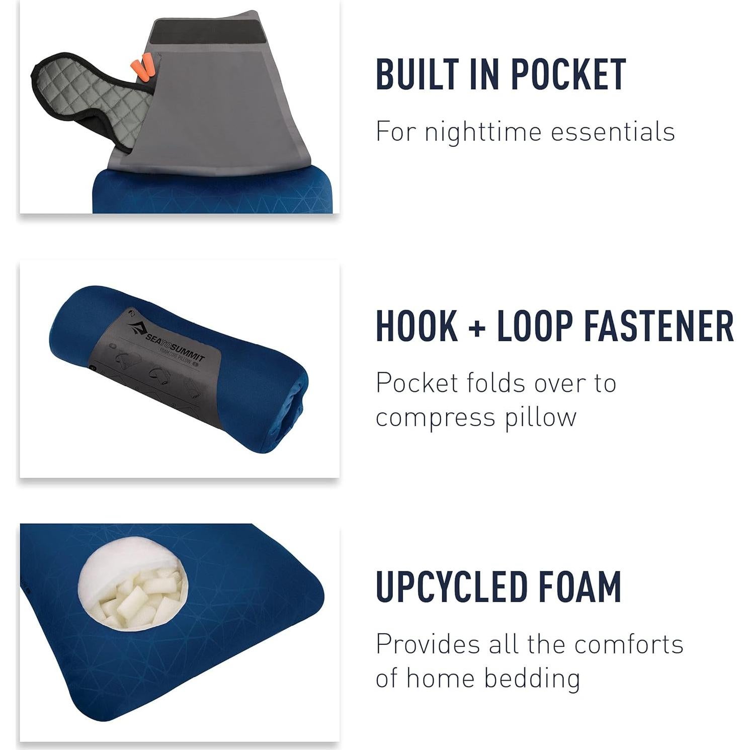 Almohada de Camping FoamCore Sea to Summit Regular 34x24cm