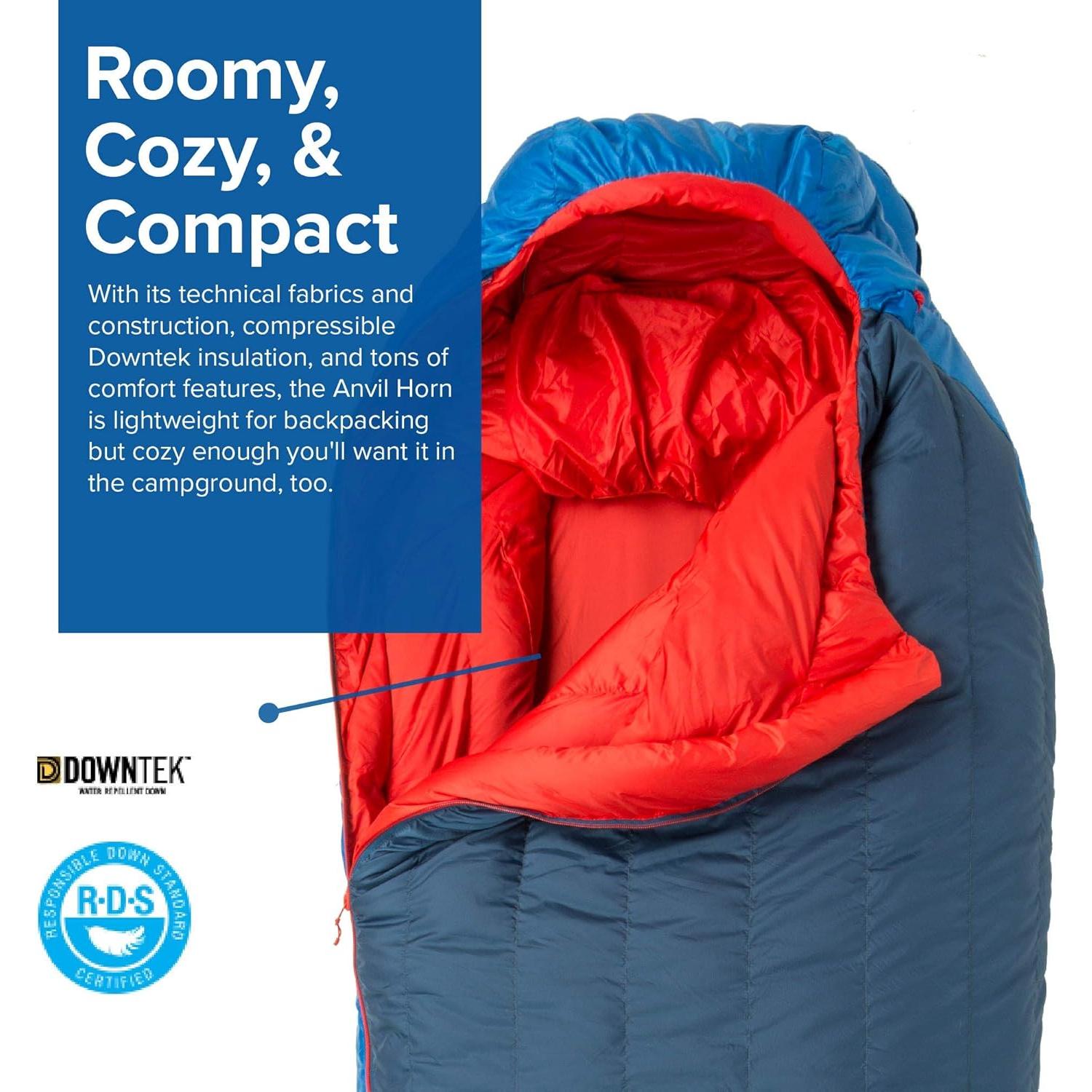 Saco de Dormir Big Agnes Anvil Horn 650 DownTek 1.45kg