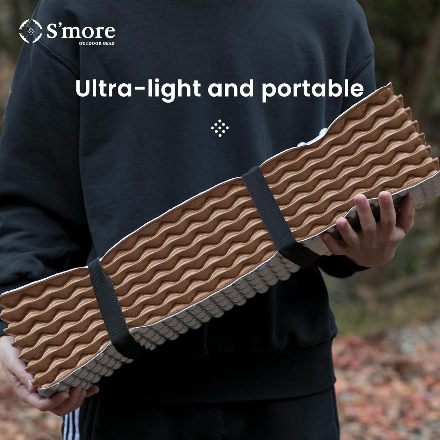 Alfombrilla de Camping S'more Waffle Caramelo 185.9x55.9cm