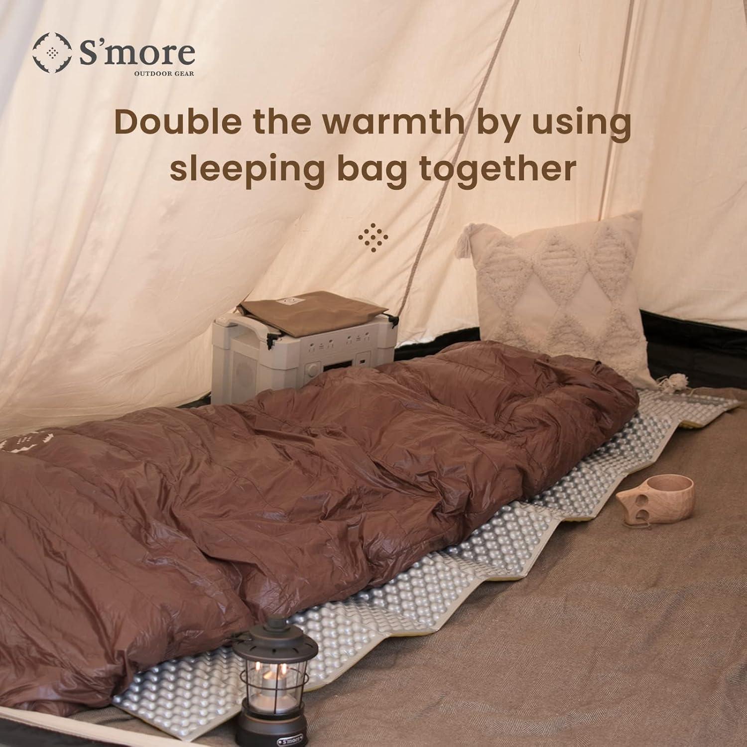 Alfombrilla de Camping S'more Waffle Caramelo 185.9x55.9cm