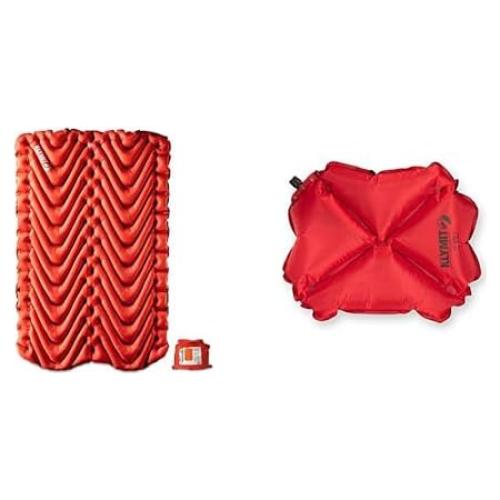 Colchón Inflable Doble Klymit Static V + 2 Almohadas