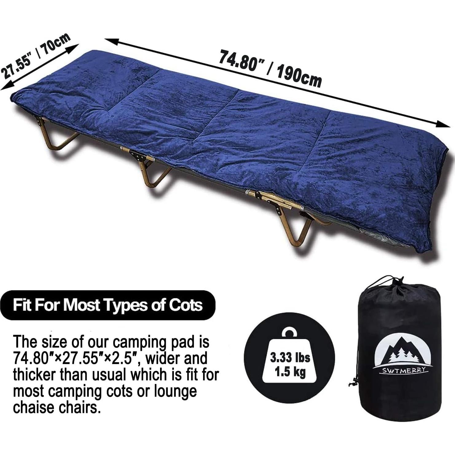 Almohadilla de Camping SWTMMERRY 190x71 cm Impermeable