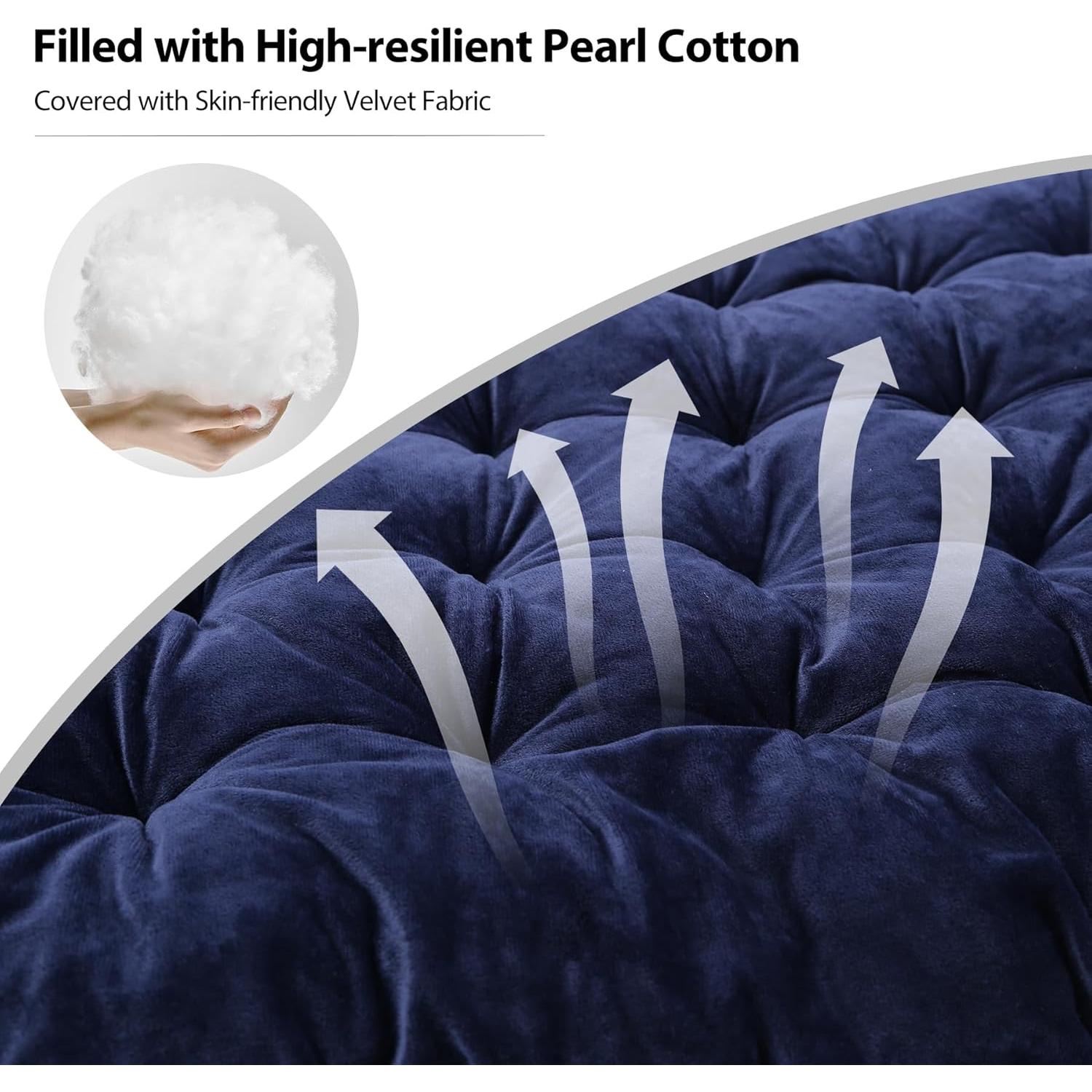 Almohadilla de Cama Plegable REDCAMP 190.5x71.1cm Terciopelo