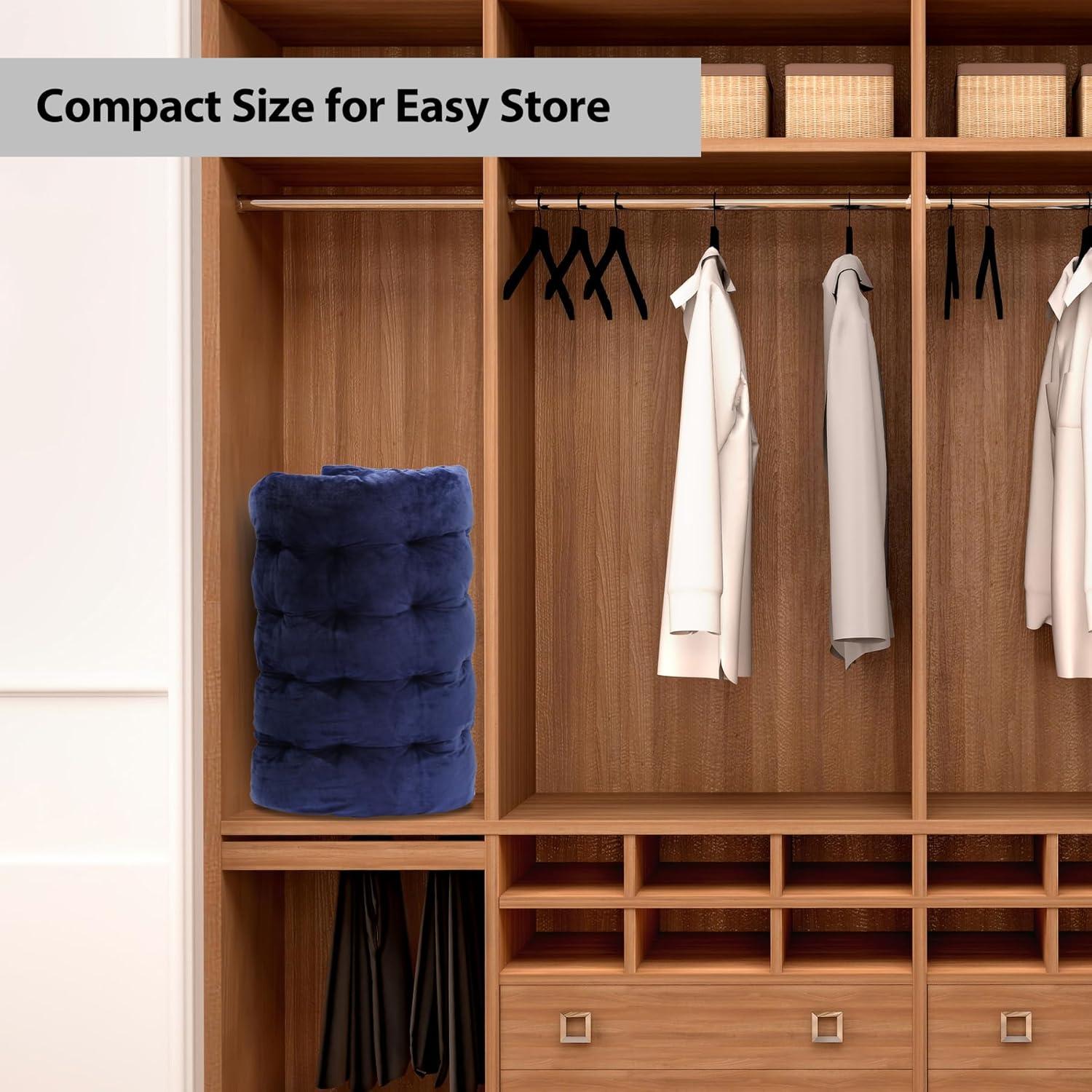 Almohadilla de Cama Plegable REDCAMP 190.5x71.1cm Terciopelo